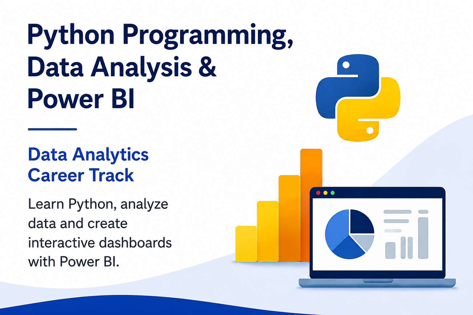 Python Programming, Data Analysis & Power BI